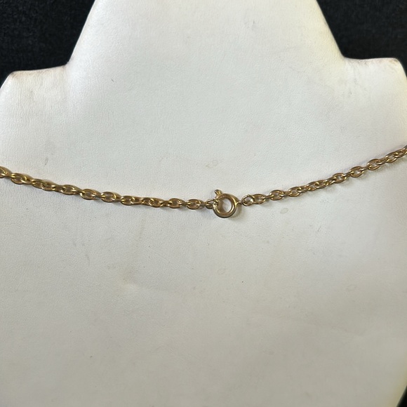 Vintage embroidered necklace floral pattern - Picture 4 of 5